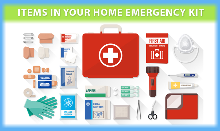 Home Emergency Kit - 5 Must-have Items